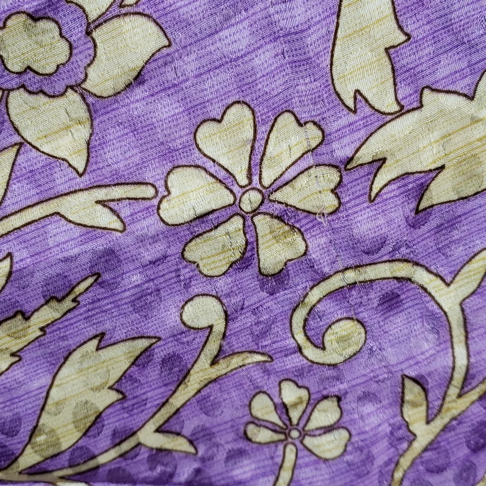 Darn Good Yarn Sari Silk Wrap Skirt Tea Goddess - Picture 10 of 16
